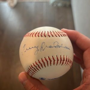 Terry, Bradshaw, signed baseball